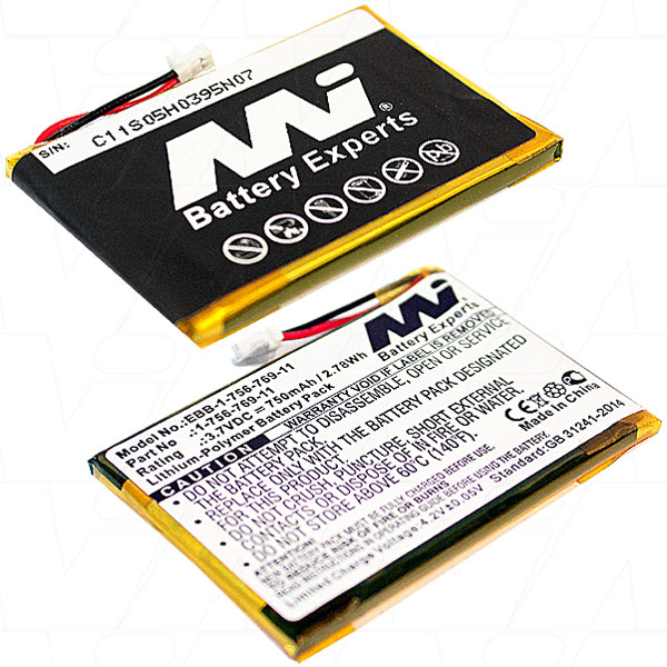 MI Battery Experts EBB-1-756-769-11-BP1